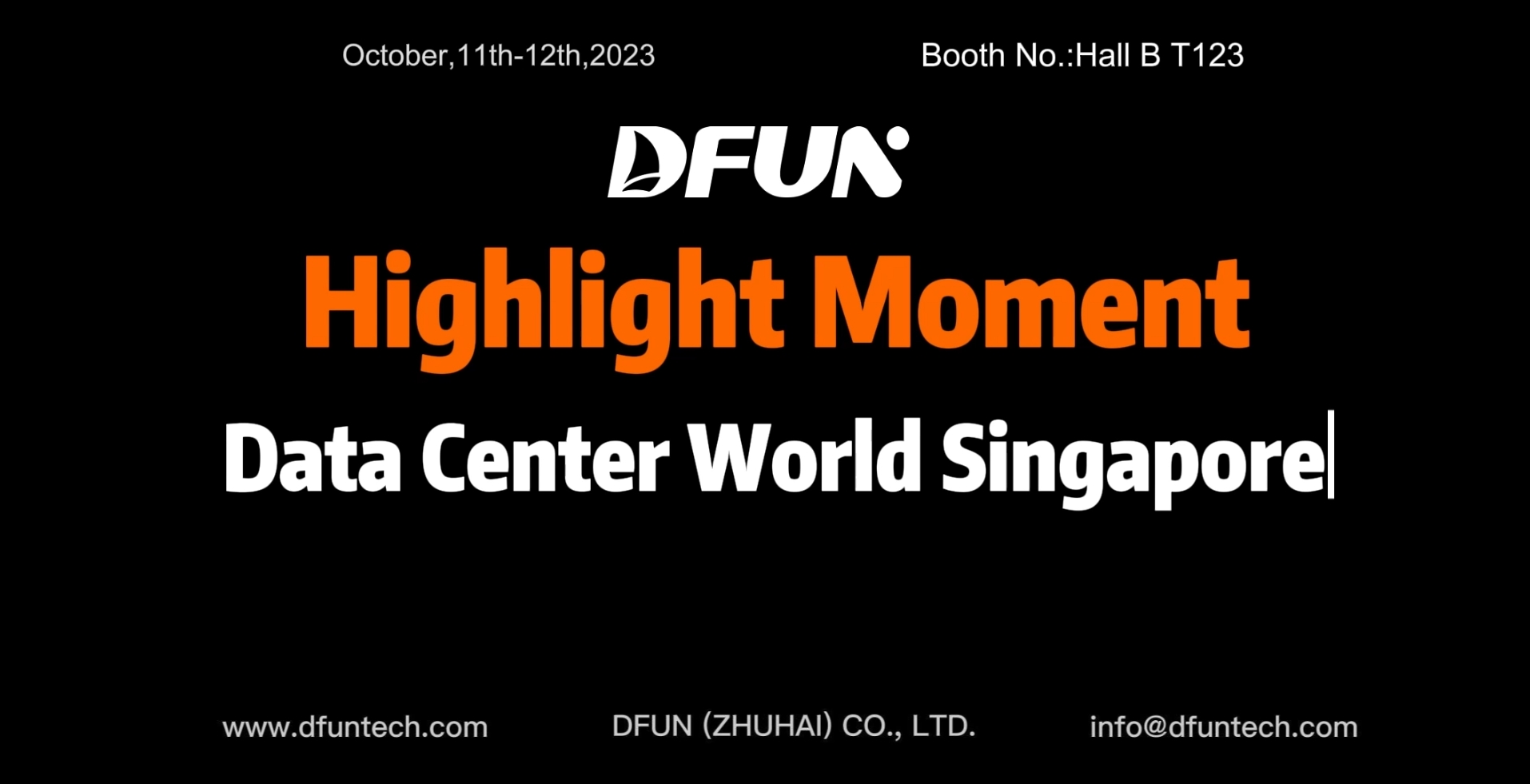 DFUN akɔ Data Center Wiase Singapore 2023